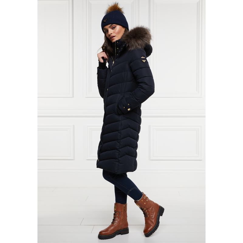 Holland Cooper Chamonix Coat - Ink Navy-1